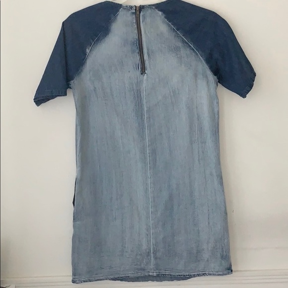 Harlow & Graham Denim Colorblock Dress - Picture 5 of 6